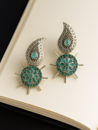 Mystic Teardrop Bloom Earrings