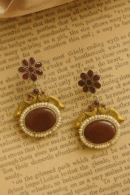 Crimson Bloom Earrings