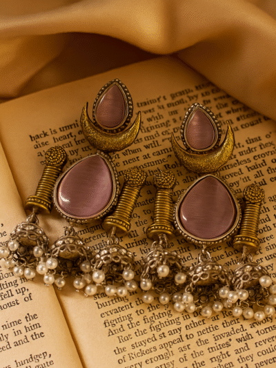 Lilac Moon Jhumkas