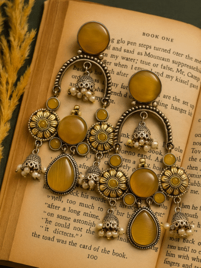 Golden Bloom Chandbalis