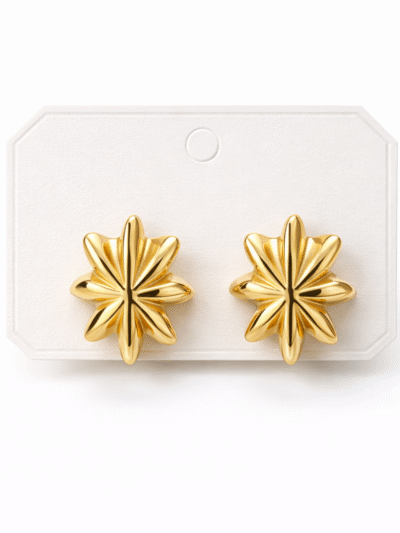 Golden Bloom Studs
