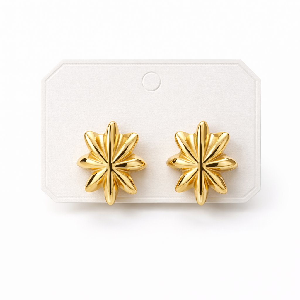 Golden Bloom Studs