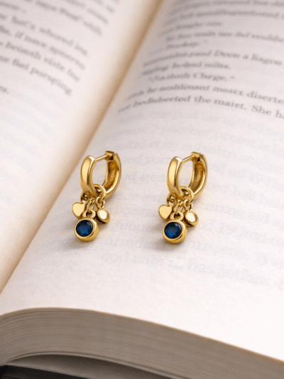 EverGlow Blue Charm Earrings