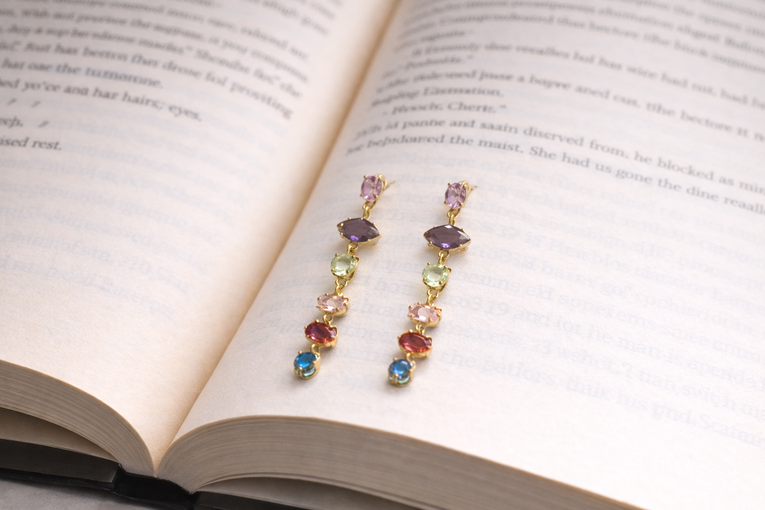 Aurora Rainbow Drop Earrings