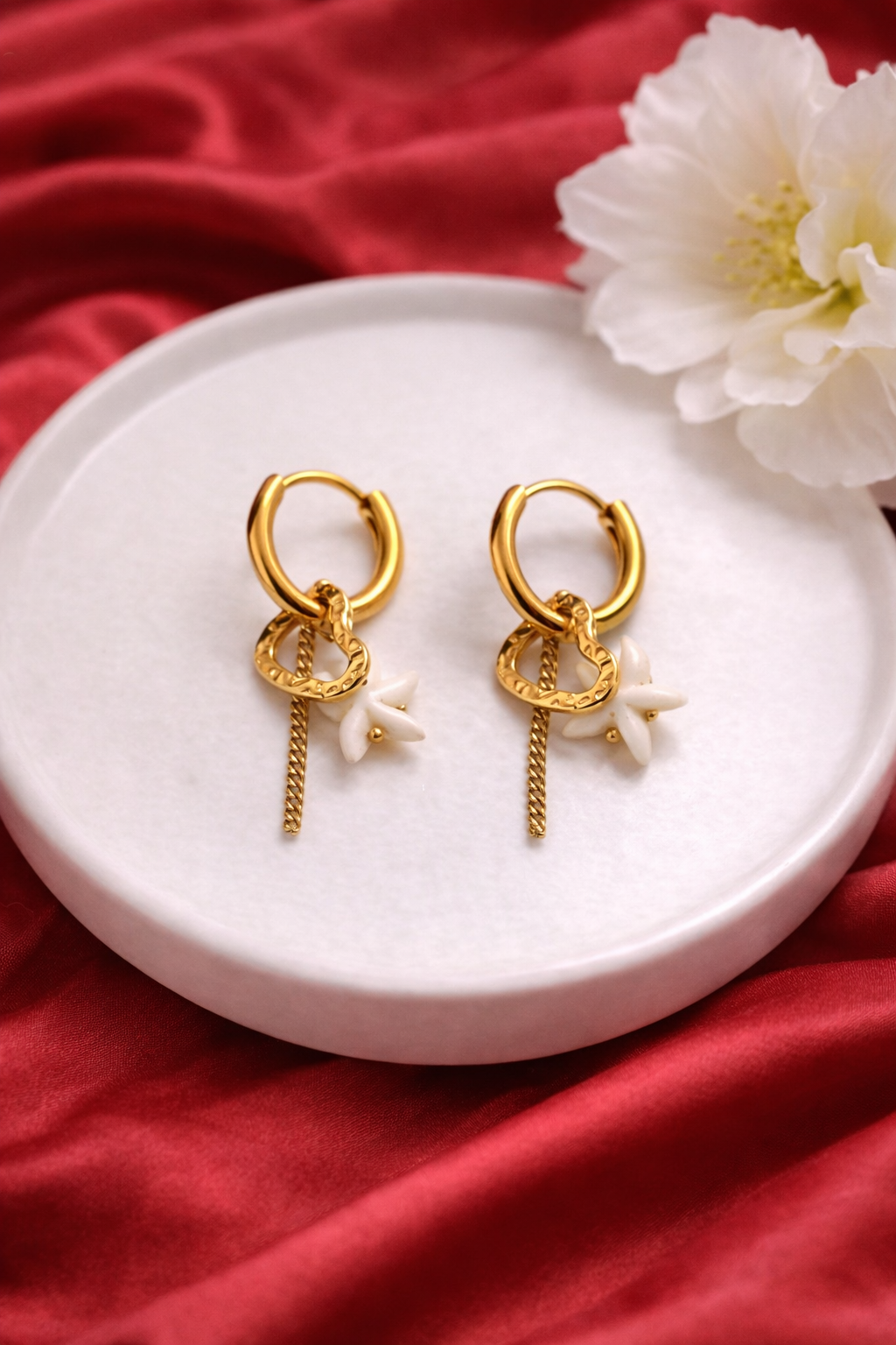 Celeste Heart & Star Earrings