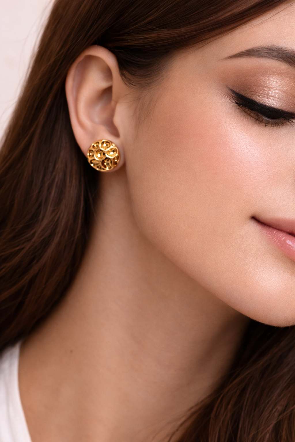 Molten Gold Studs - Image 2