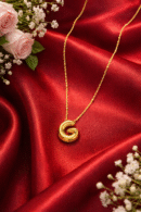 Golden G Initial Pendant