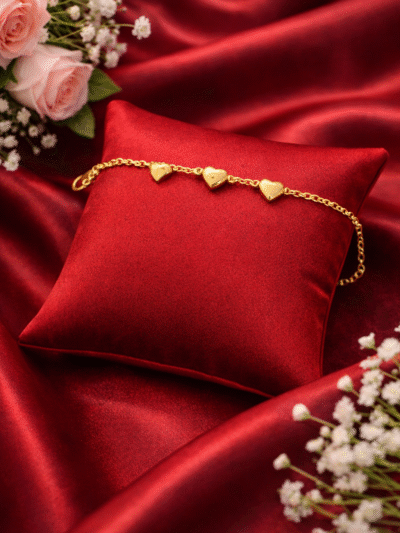 Triple Love Heart Bracelet