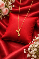 Y Signature Initial Pendant