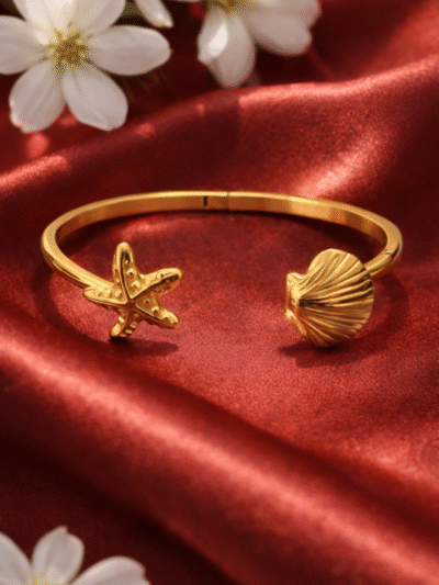 Ocean Whisper Cuff Bracelet