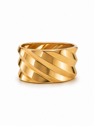 Golden Orbit Cuff
