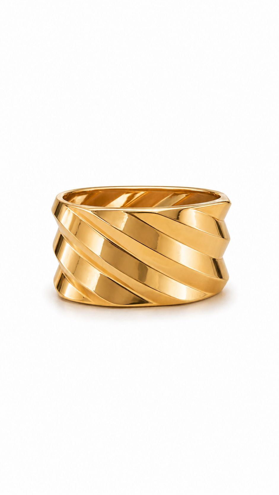 Golden Orbit Cuff
