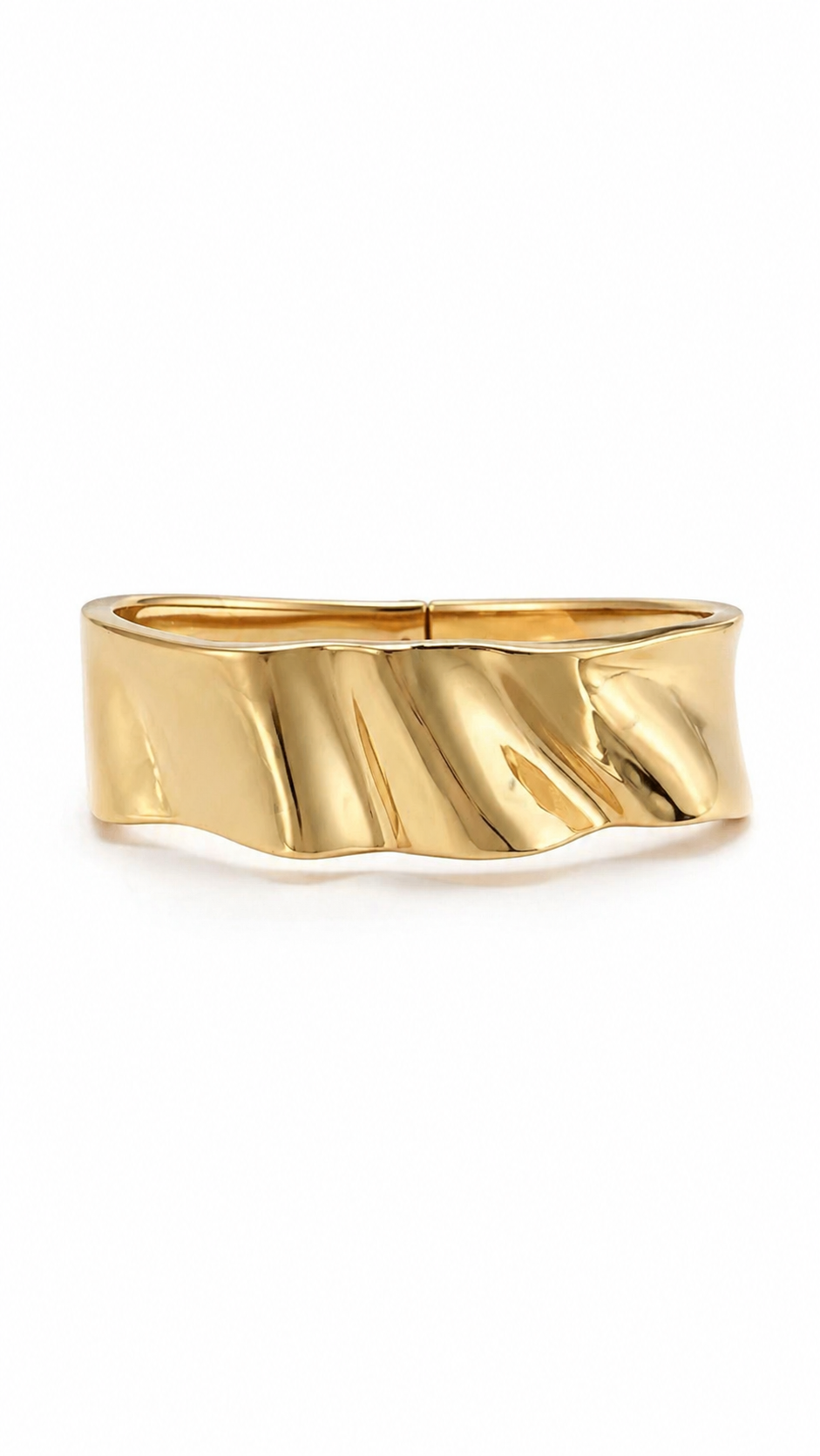 Golden Ripple Cuff