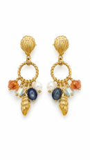 Ocean Whisper Charm Earrings