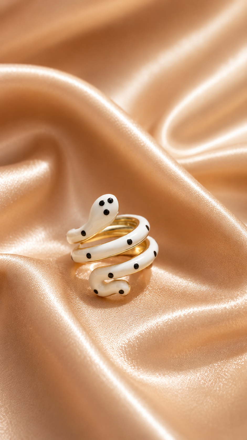 Luna Serpent Ring