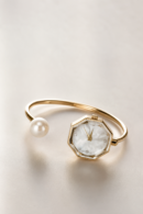 Celeste Pearl Cuff Watch