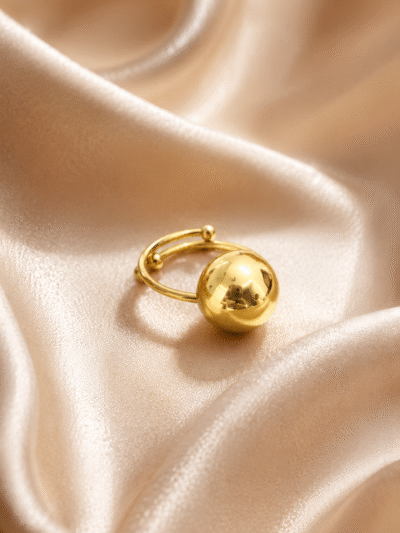 Golden Orbit Ring
