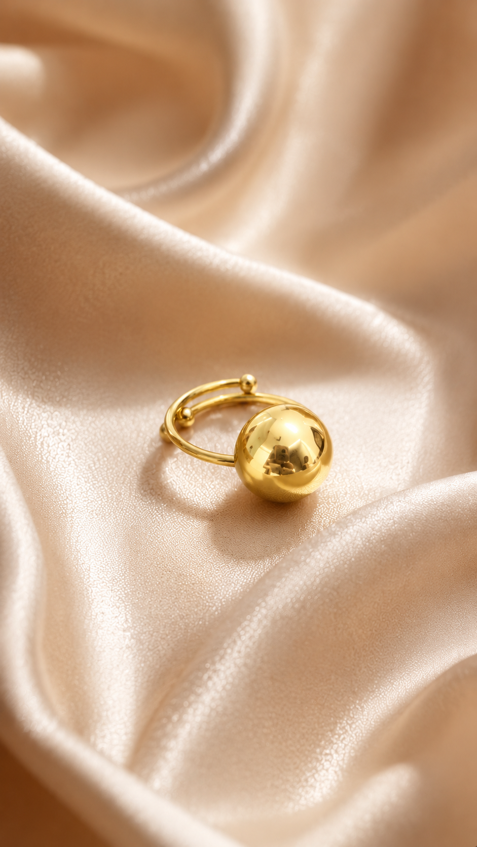 Golden Orbit Ring