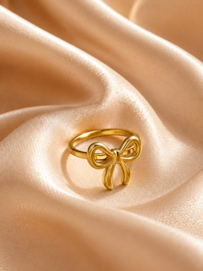 Golden Bow Ring