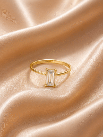 Celeste Baguette Ring