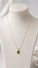Emerald Aura Necklace