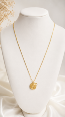 Golden Citrus Charm Necklace