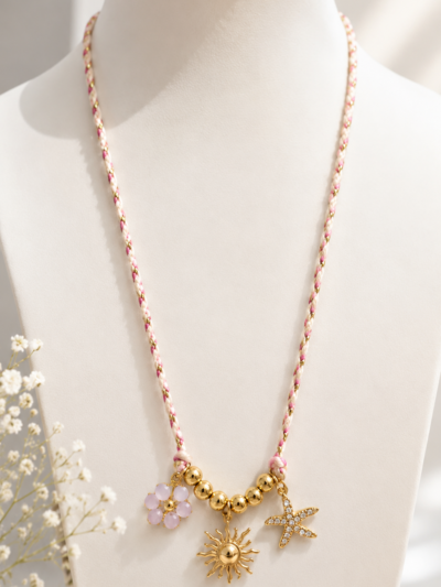 Sunstar Charm Necklace