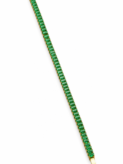 Emerald Line Tennis Bracelet