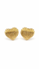 Golden Tide Shell Earrings