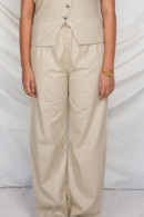 Flow trouser with draw string